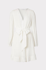 Liv Pleated Dress - White