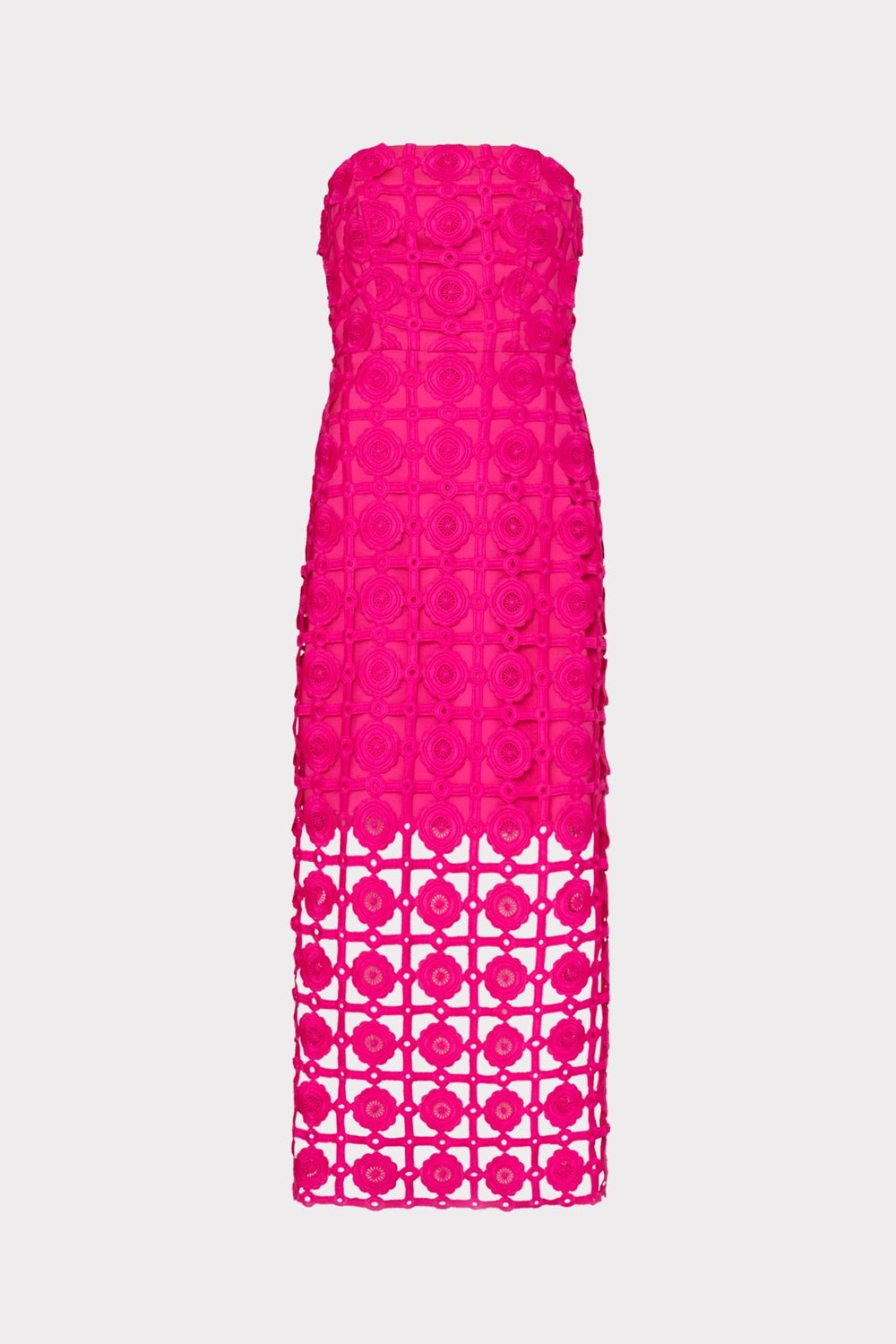 Kait Tile Lace Dress - Milly Pink