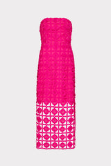 Kait Tile Lace Dress - Milly Pink