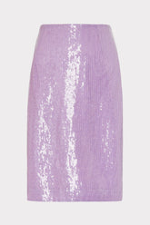 Adley Sequin Skirt - Purple