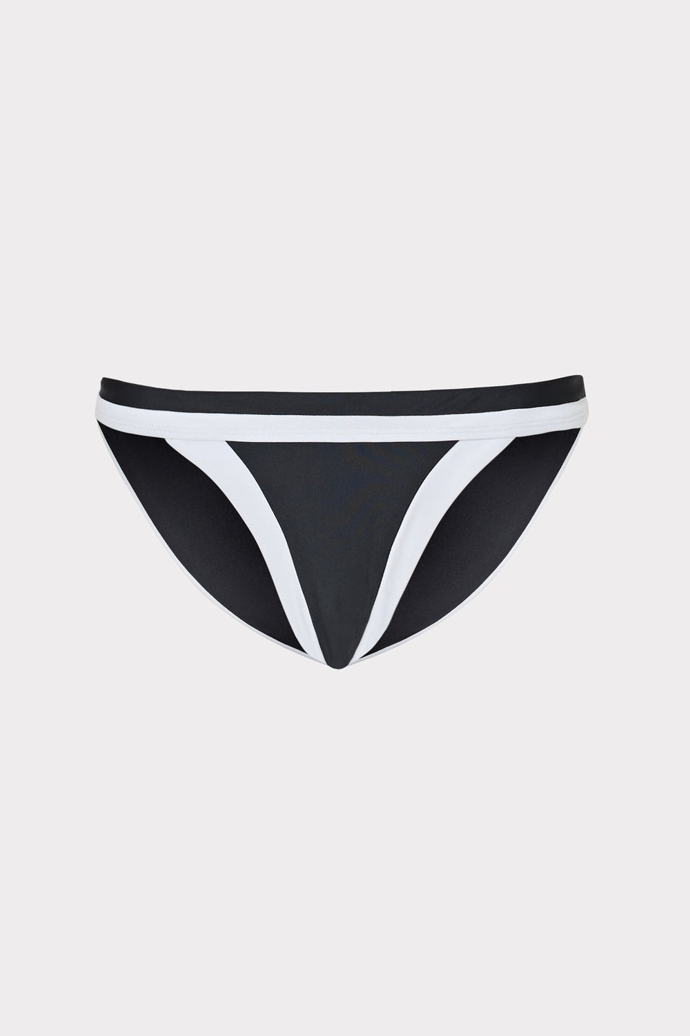 Amalfi Color Block Bikini Bottom - Black Multi