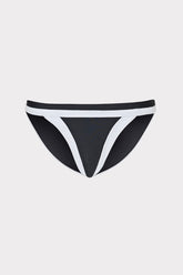 Amalfi Color Block Bikini Bottom - Black Multi