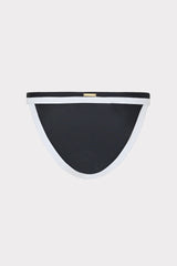 Amalfi Color Block Bikini Bottom - Black Multi