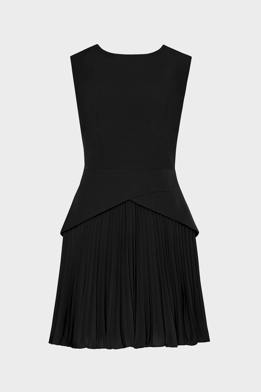 Haddy Pleated Mini Dress - Black