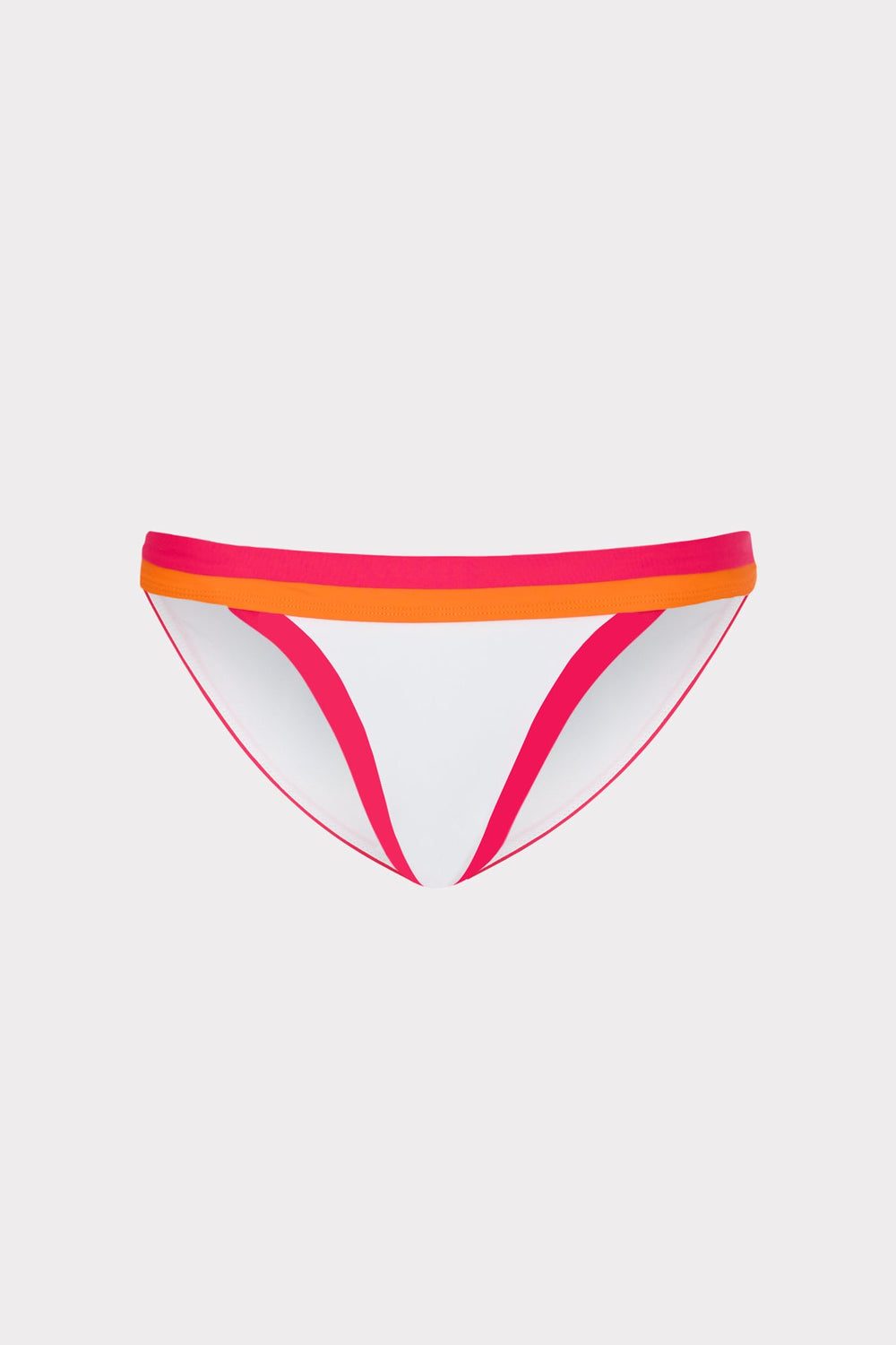 Positano Color Block Bikini Bottom - Pink Multi