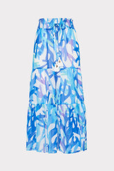 Jem Under The Sea Tiered Chiffon Skirt - Blue Multi