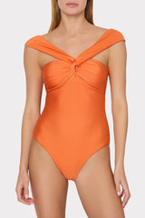 Betsy Bandeau One Piece - Orange