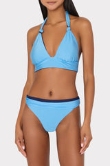 Scala Reversible Bikini Top - Mineral Blue/Navy
