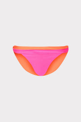 Scala Reversible Bikini Bottom - Pink/Orange