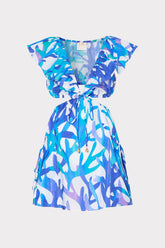 Delilah Under The Sea Cover-Up Dress - Blue Multi