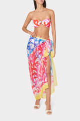 Under The Sea Sarong - Pink Multi