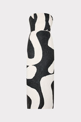Orion Ink Swirl Dress - Black/White