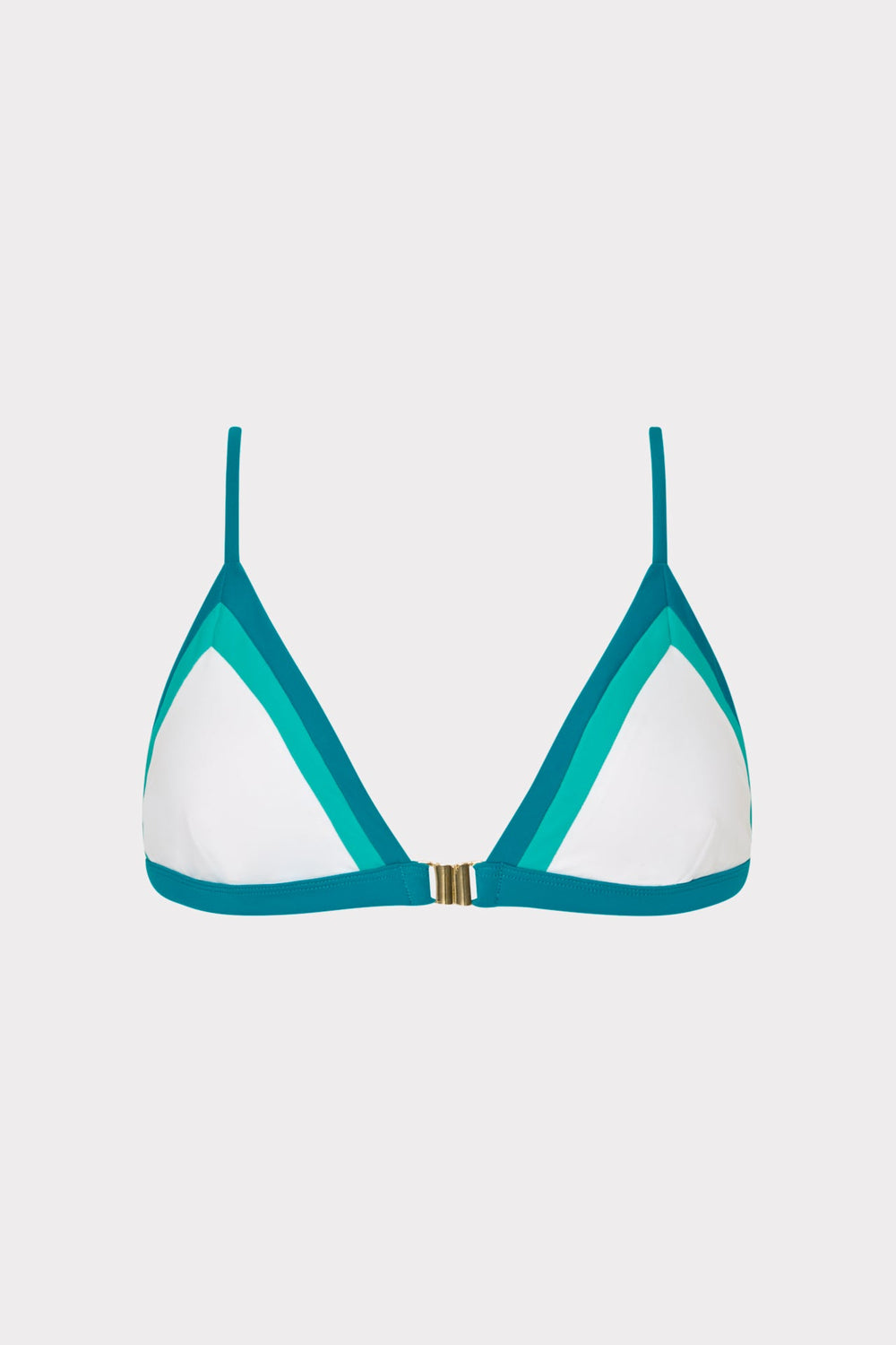 Positano Color Block Bikini Top - Sea Green Multi