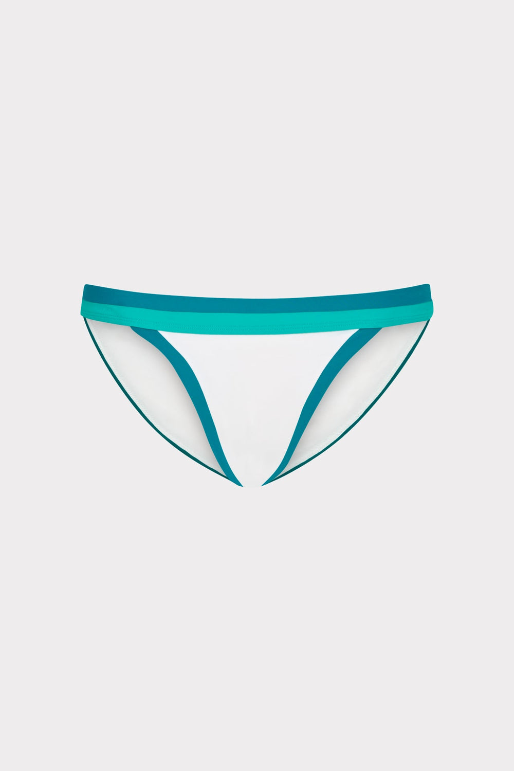 Positano Color Block Bikini Bottom - Sea Green Multi