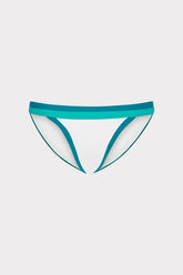 Positano Color Block Bikini Bottom - Sea Green Multi