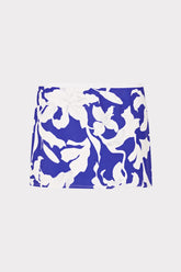 Lily Silhouette Swim Skirt - Blue/Ecru