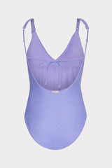 Shimmer Texture Braided One Piece - Purple