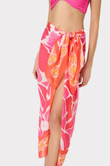 Dream Rose Sarong - Magenta Multi