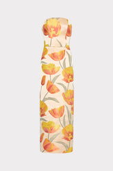 Orion Tulip Jacquard Dress - Yellow Multi