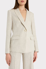 Alexa Linen Blazer - Natural