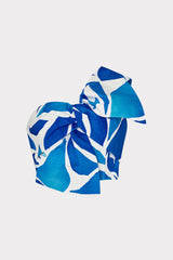 Laney Dream Rose Crop Top - Teal Blue Multi