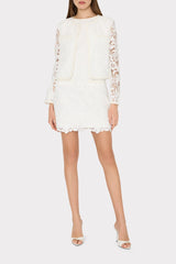 3D Garden Lace Jacket - White