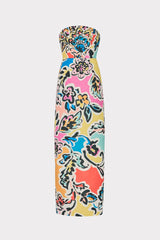 Orion Rainbow Oasis Jacquard Dress - Black Multi