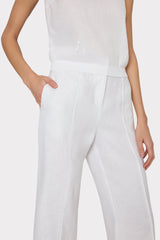 Sequin Knit Shell Top - Ecru