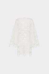 Viara Lace Cover Up - White