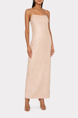 Anastasia Sequins Gown - Rose Gold