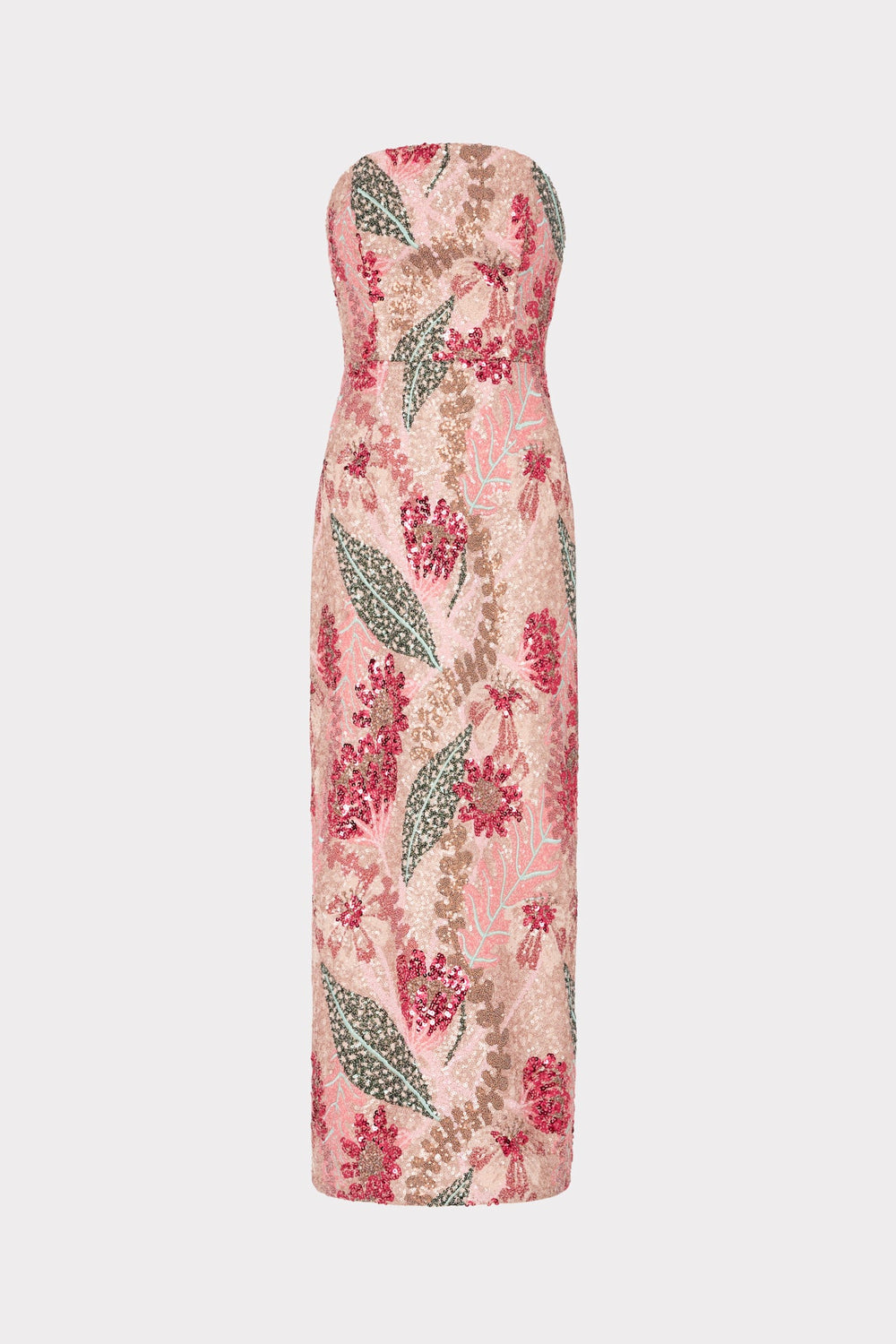 Esmeralda Sequins Strapless Dress - Multi
