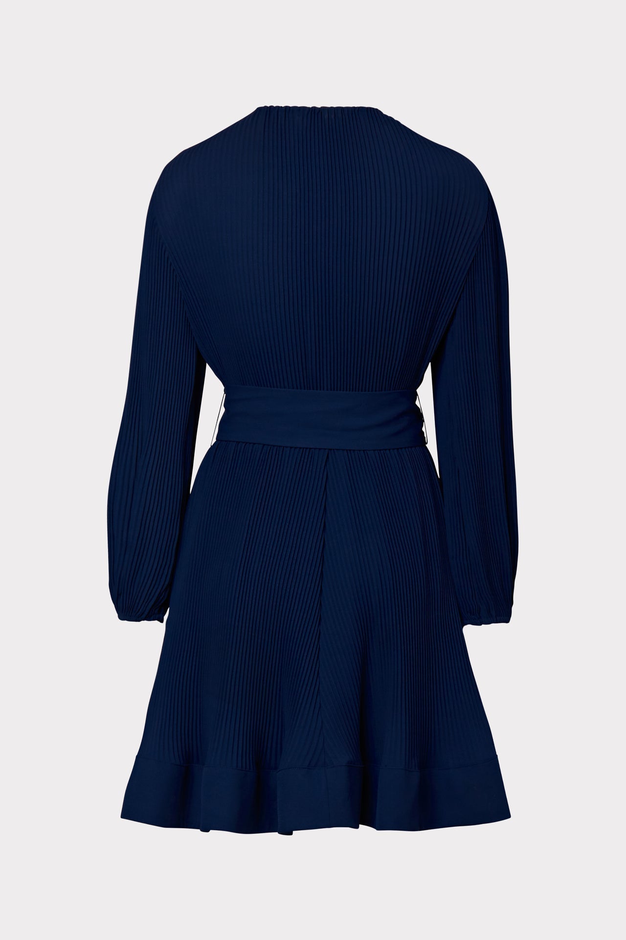 Liv Pleated Dress - Navy
