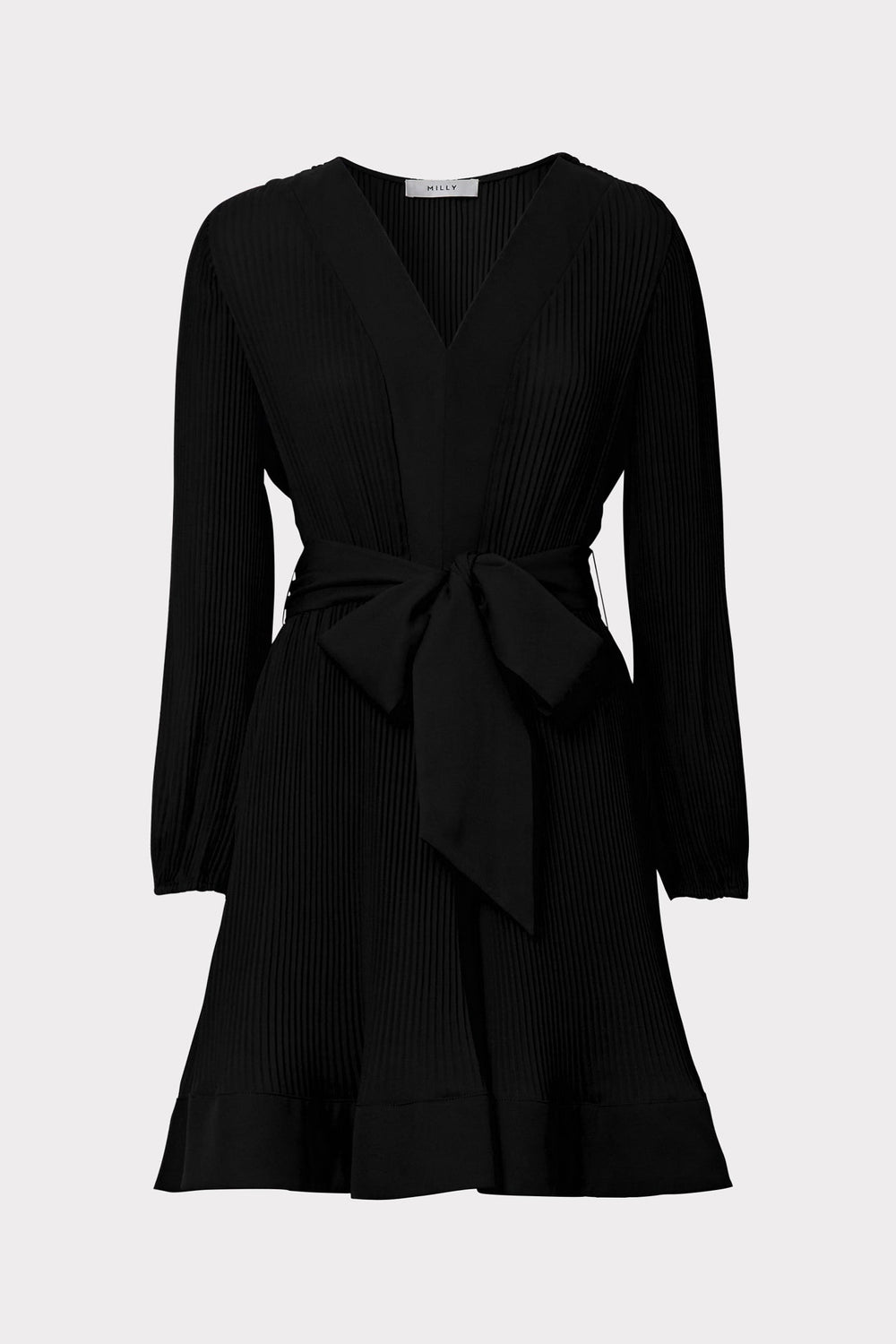 Liv Pleated Dress - Black