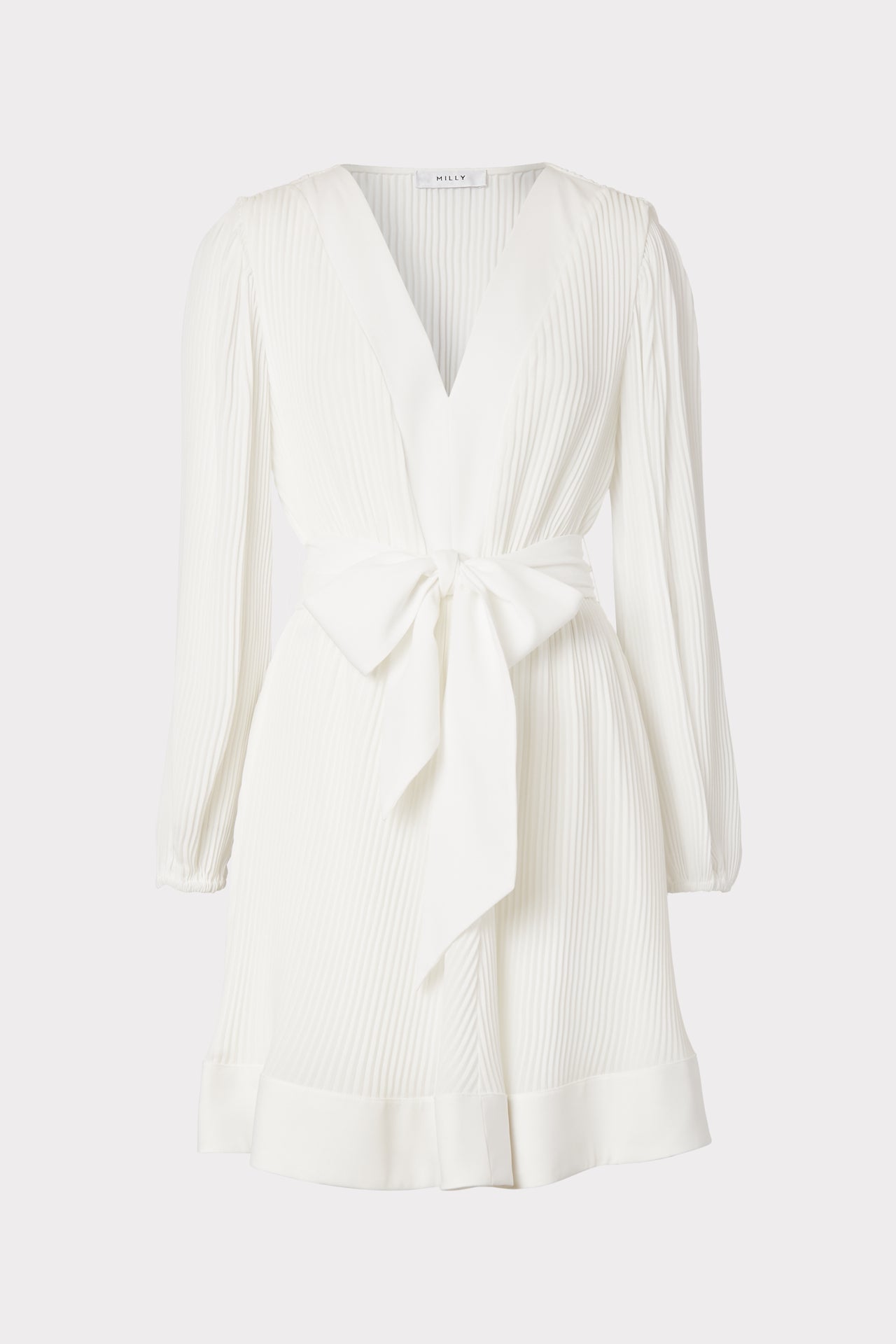 Liv Pleated Dress - White