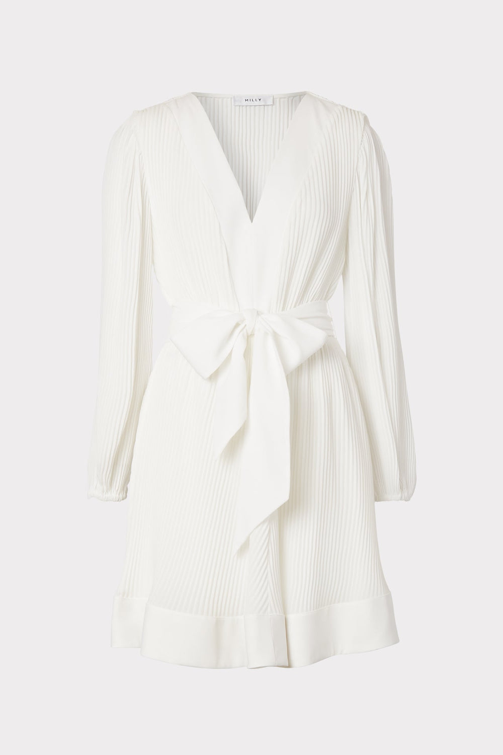 Liv Pleated Dress - White