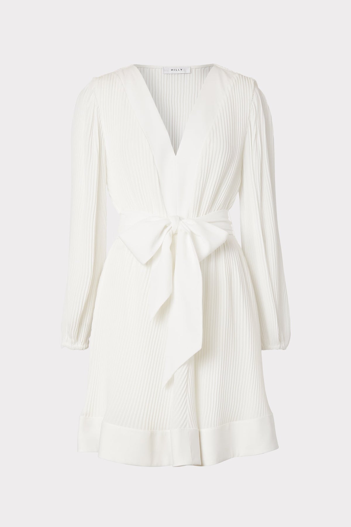 Liv Pleated Dress - White