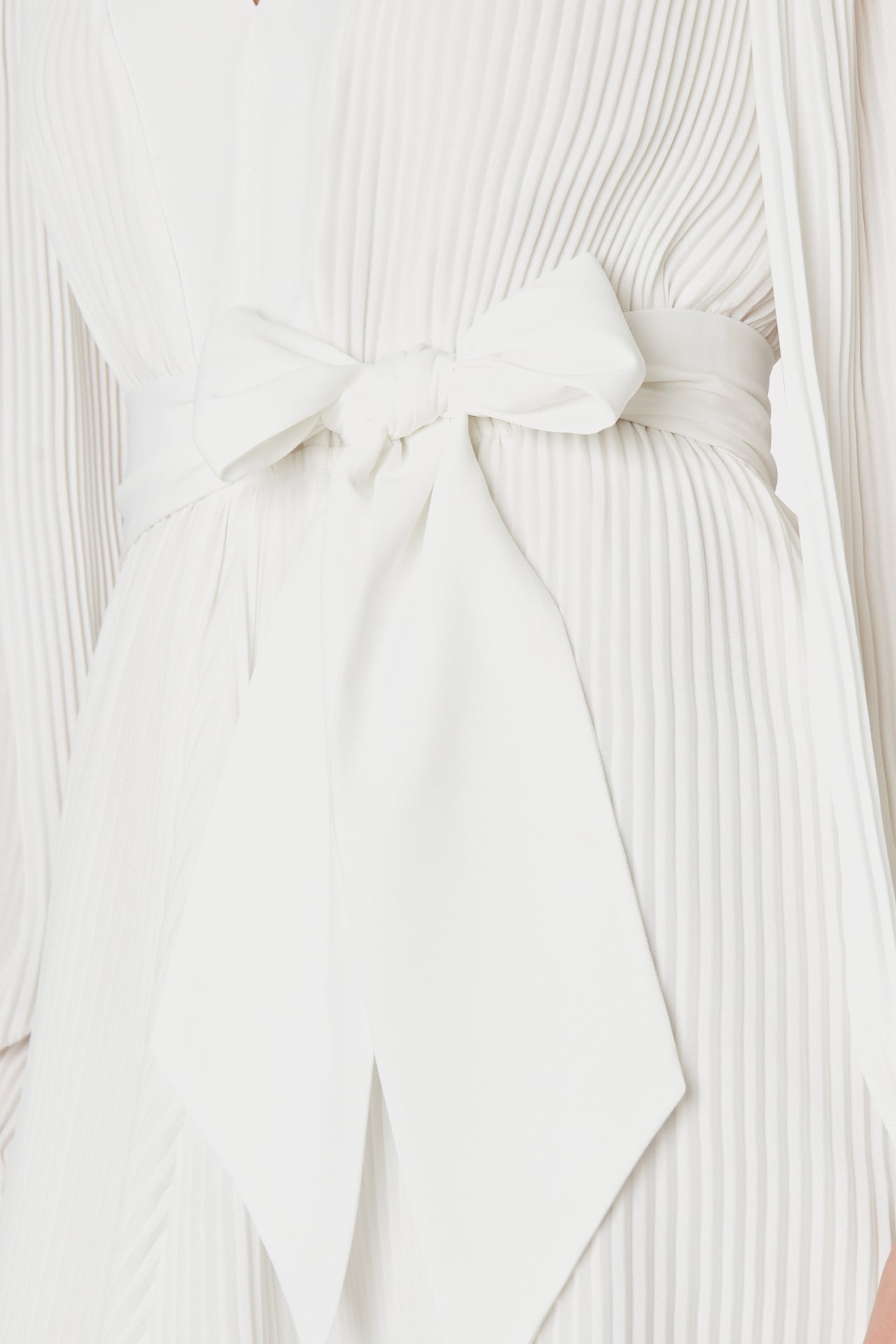 Liv Pleated Dress - White