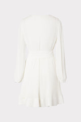 Liv Pleated Dress - White
