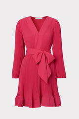 Liv Pleated Dress - Milly Pink