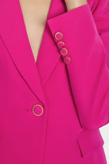 Avery Cady Blazer - Fuchsia