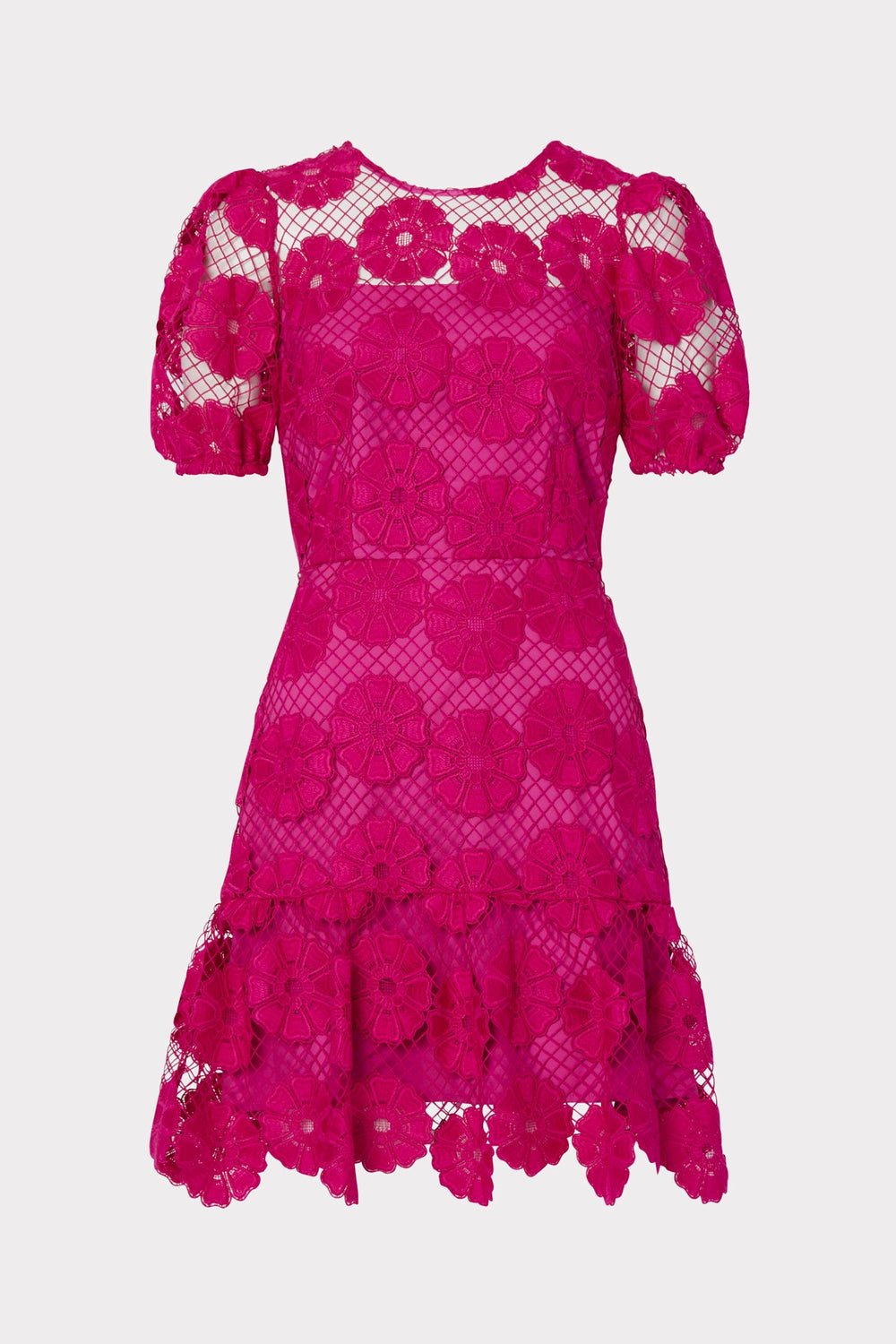 Yasmin Daisy Lace Dress - Milly Pink