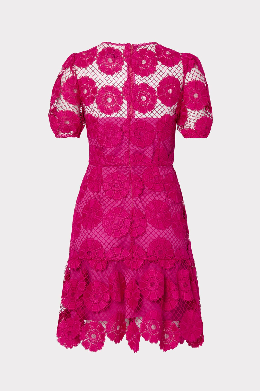 Yasmin Daisy Lace Dress - Milly Pink