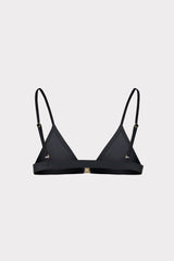 Amalfi Color Block Bikini Top - Black Multi