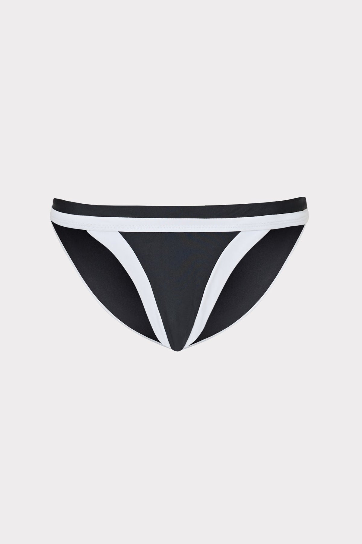 Amalfi Color Block Bikini Bottom - Black Multi