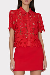 Lizzy Cady Mini Skirt - Red