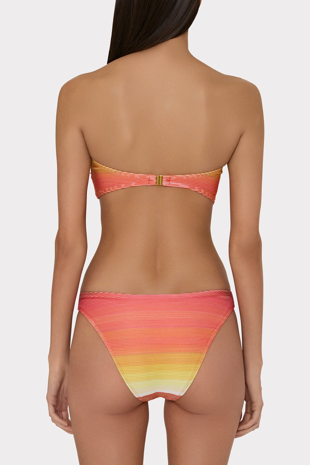 Margot Sunset Stripe Bikini Bottom - Multi