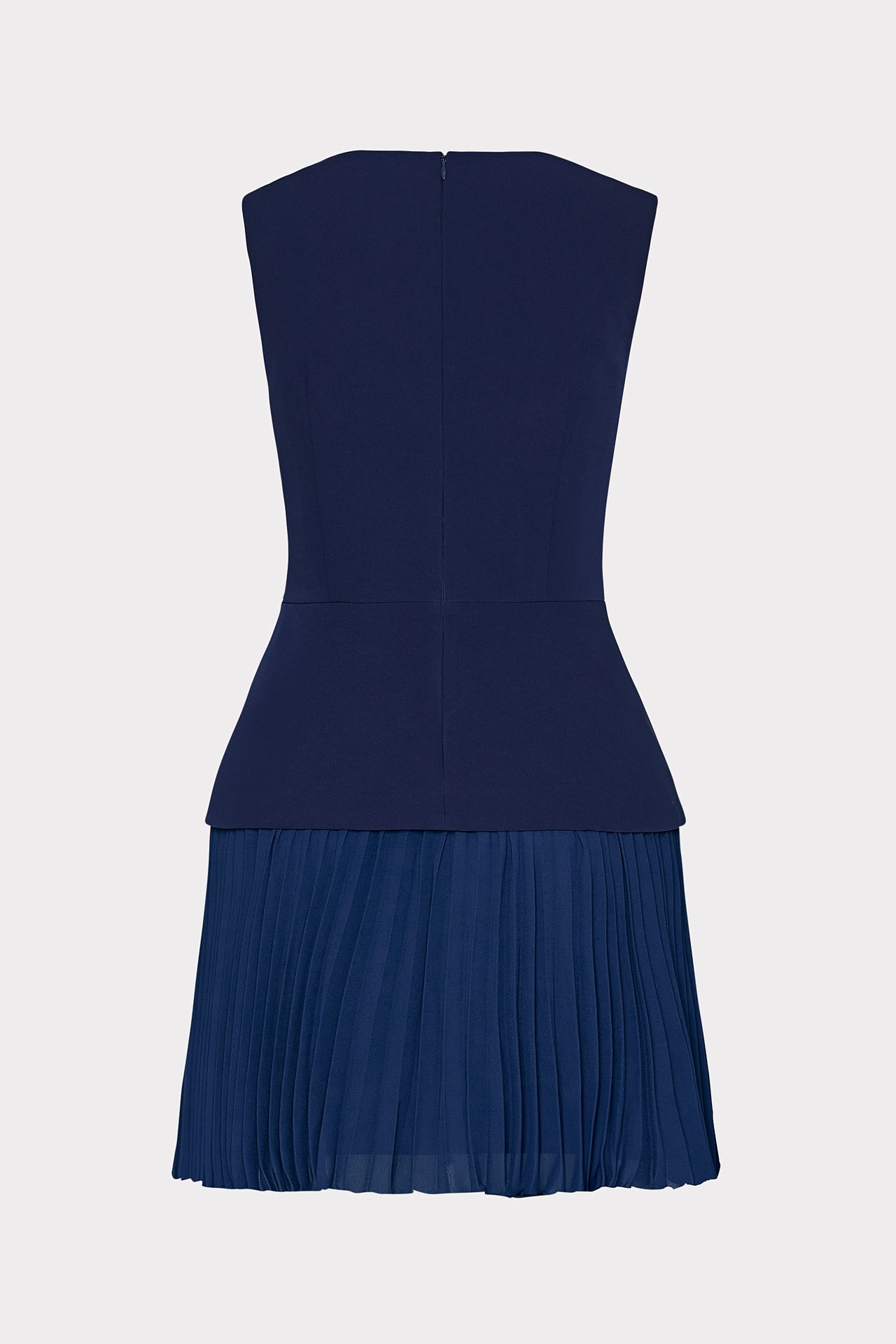 Haddy Pleated Mini Dress - Navy