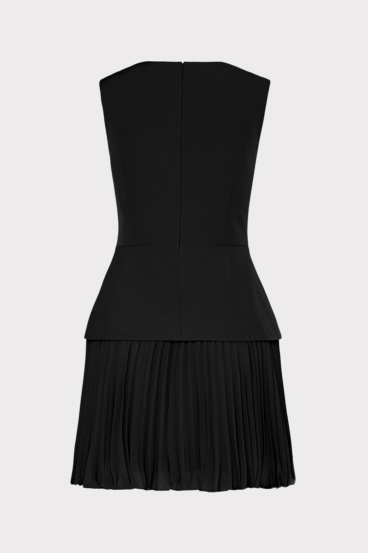 Haddy Pleated Mini Dress - Black