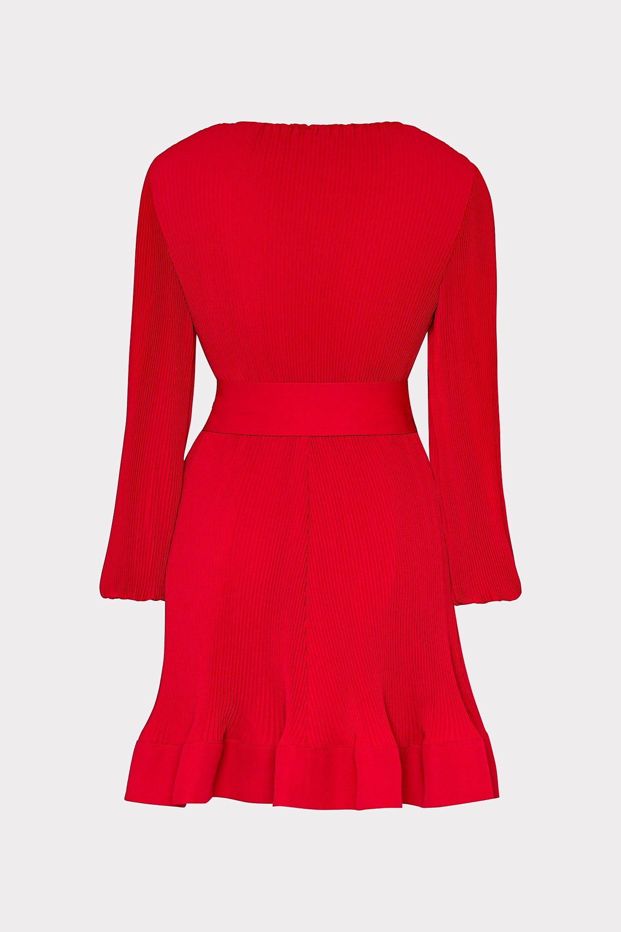 Liv Pleated Dress - Really Red