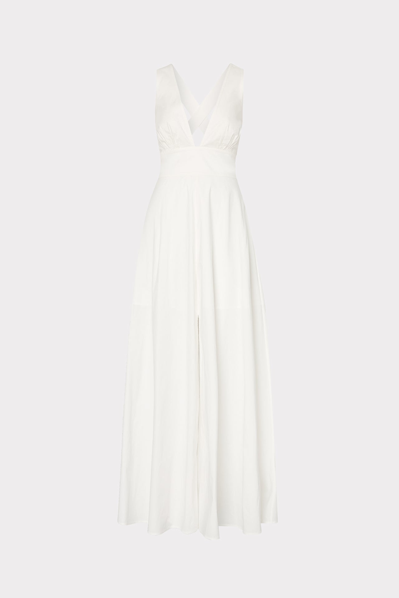 Catarina Poplin Maxi Dress - White